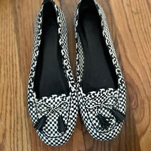 Tory Burch Russell Loafer Tassel Shoes, 8.5